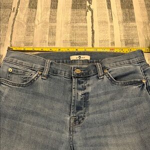 7 For All Mankind Boyfriend Light Blue Denim Jeans